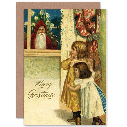 Creepy Santa Alternative Christmas Card