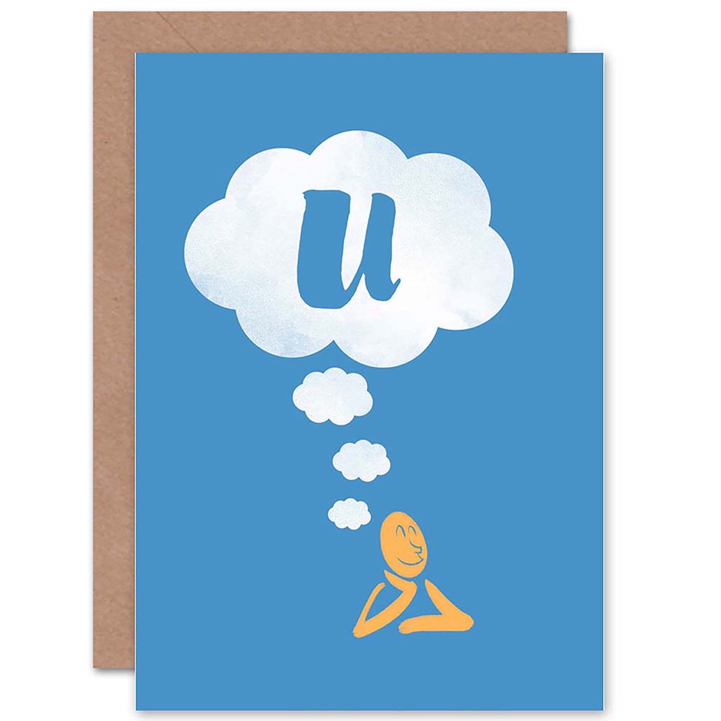 Thought Dream Bubble Cartoon Sympathy Card