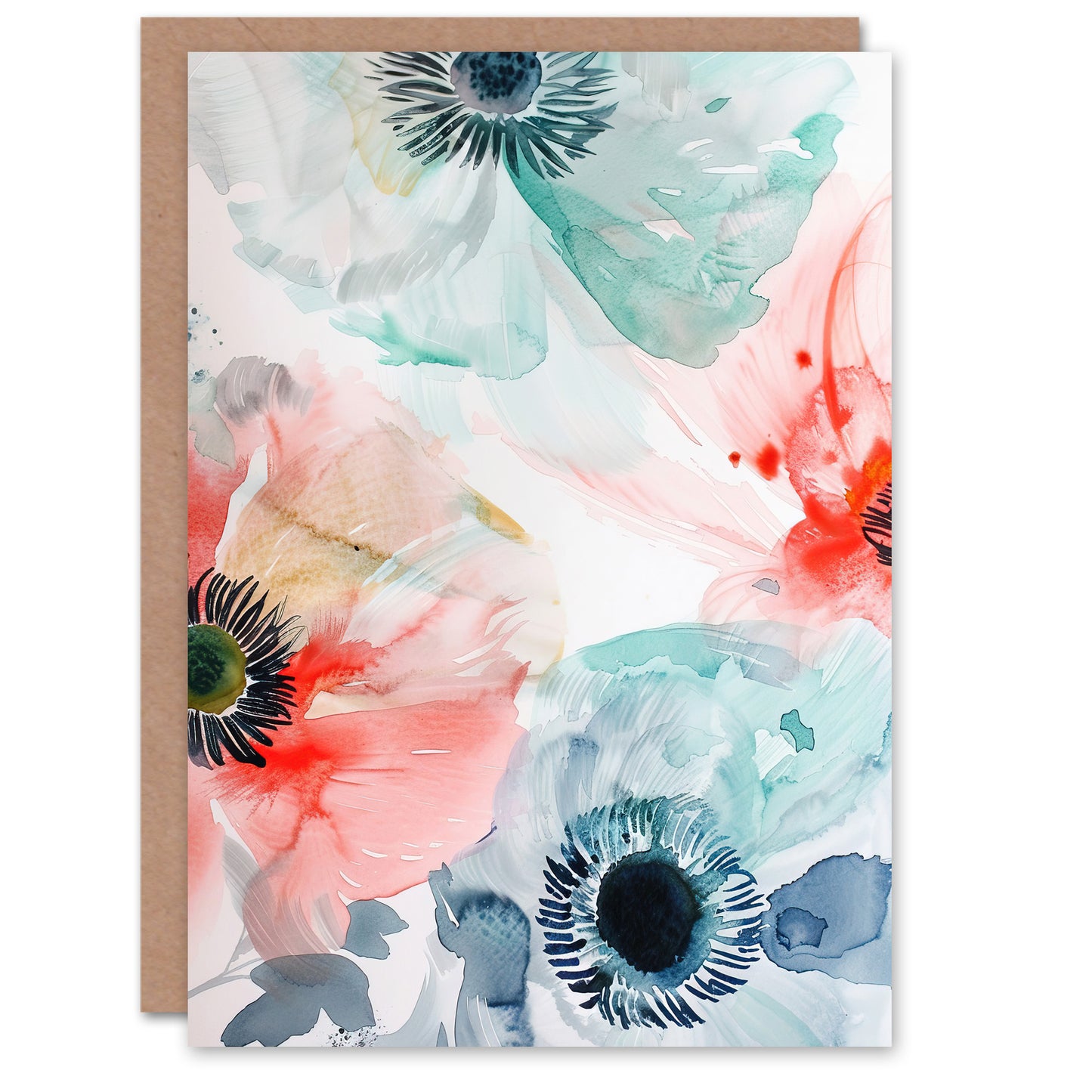 Spring Wildflower Nature Birthday Card