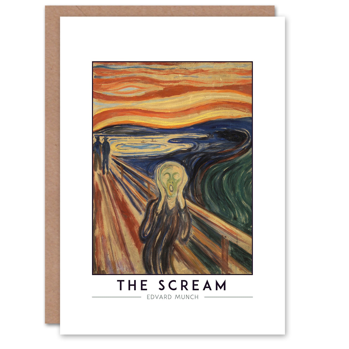 Edvard Munch The Scream Greetings Card