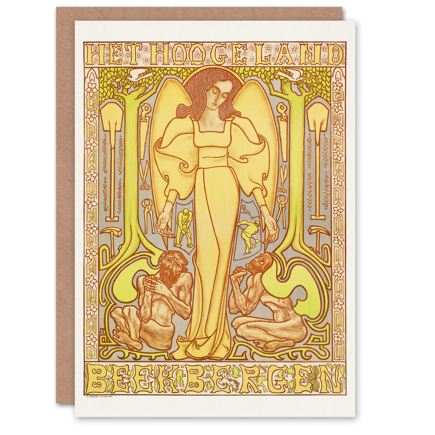 Jan Toorop Het Hoogeland Beekbergen Institution Greetings Card