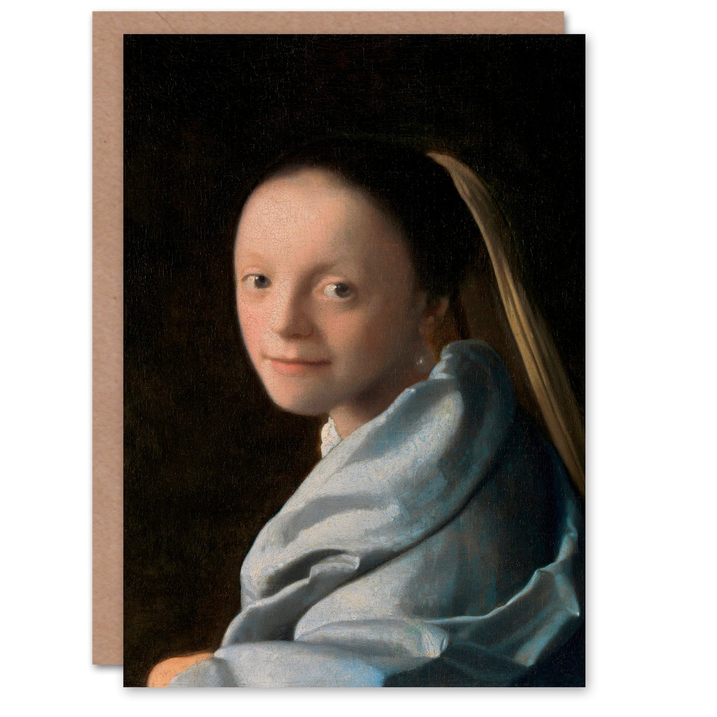 Johannes Vermeer Art Card Study of a Young Woman