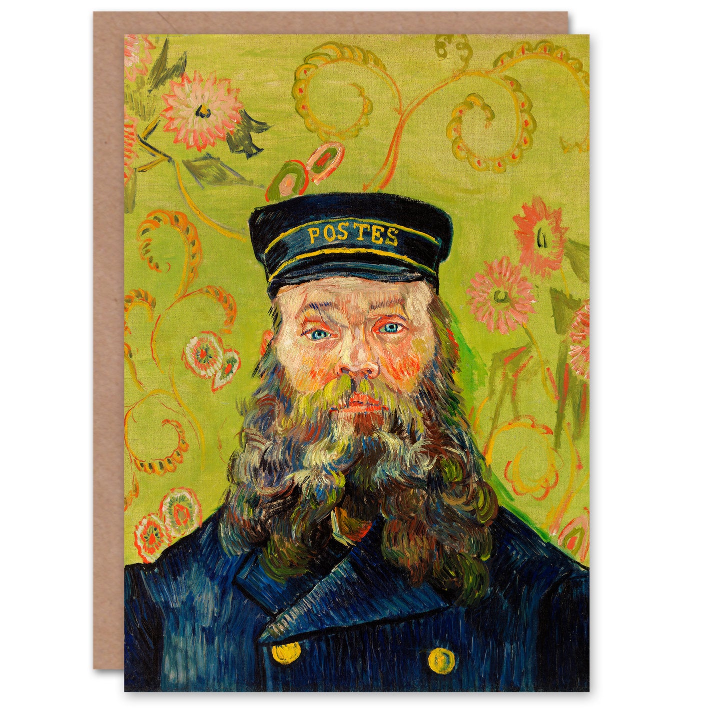 Vincent van Gogh Art Card The Postman Joseph Roulin
