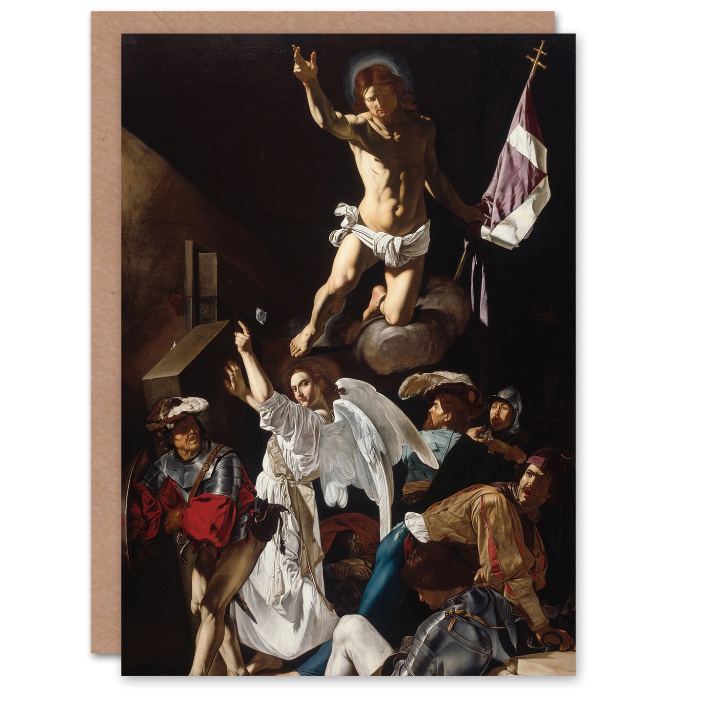 Francesco Buoneri Art Card The Resurrection Oil Painting