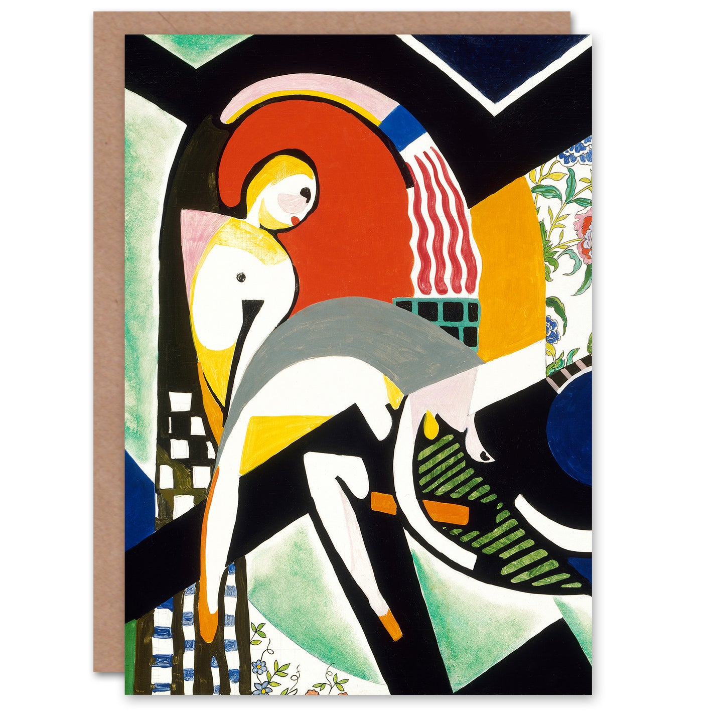 Henry Lyman Sayen Art Card The Thundershower Abstract Painting