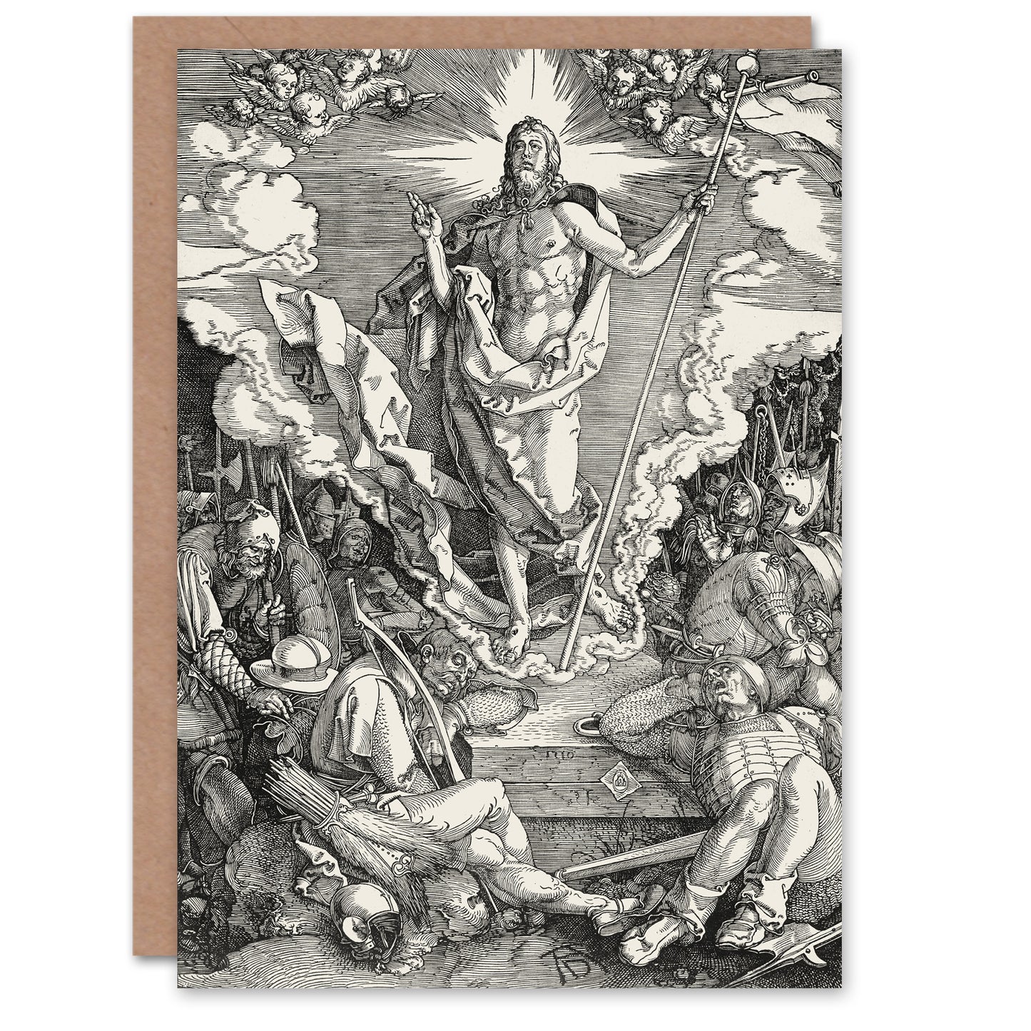Albrecht Durer Art Card Large Passion Series The Resurrection