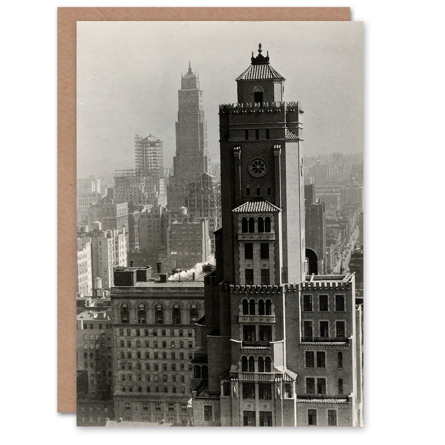 Alfred Stieglitz Art Card New York City Cityscape Photograph