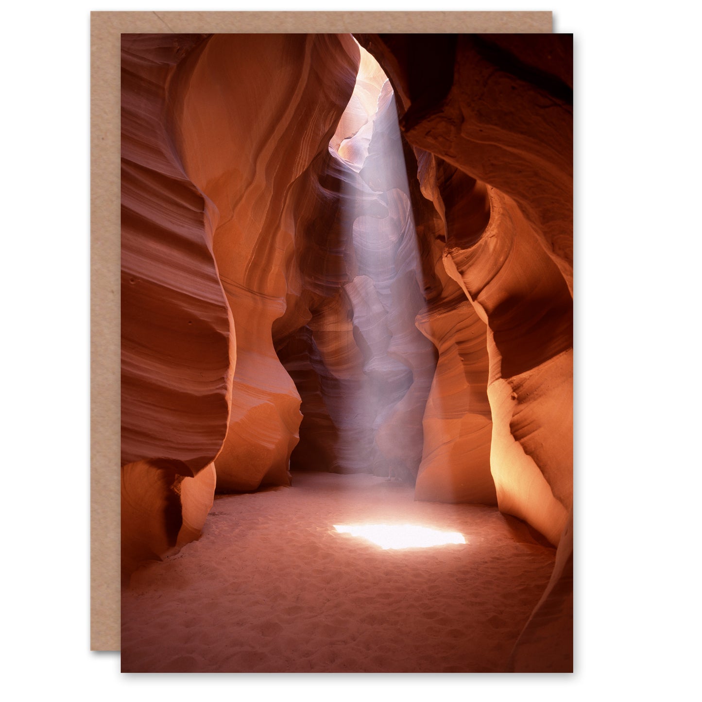 Carol M Highsmith Art Card Light Shaft Arizona Slot Canyon