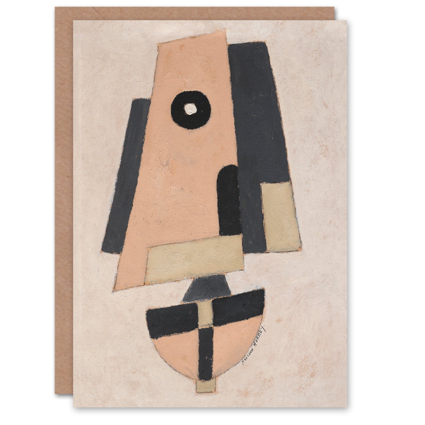 Marsden Hartley Art Card Movement Bermuda Abstract Painting