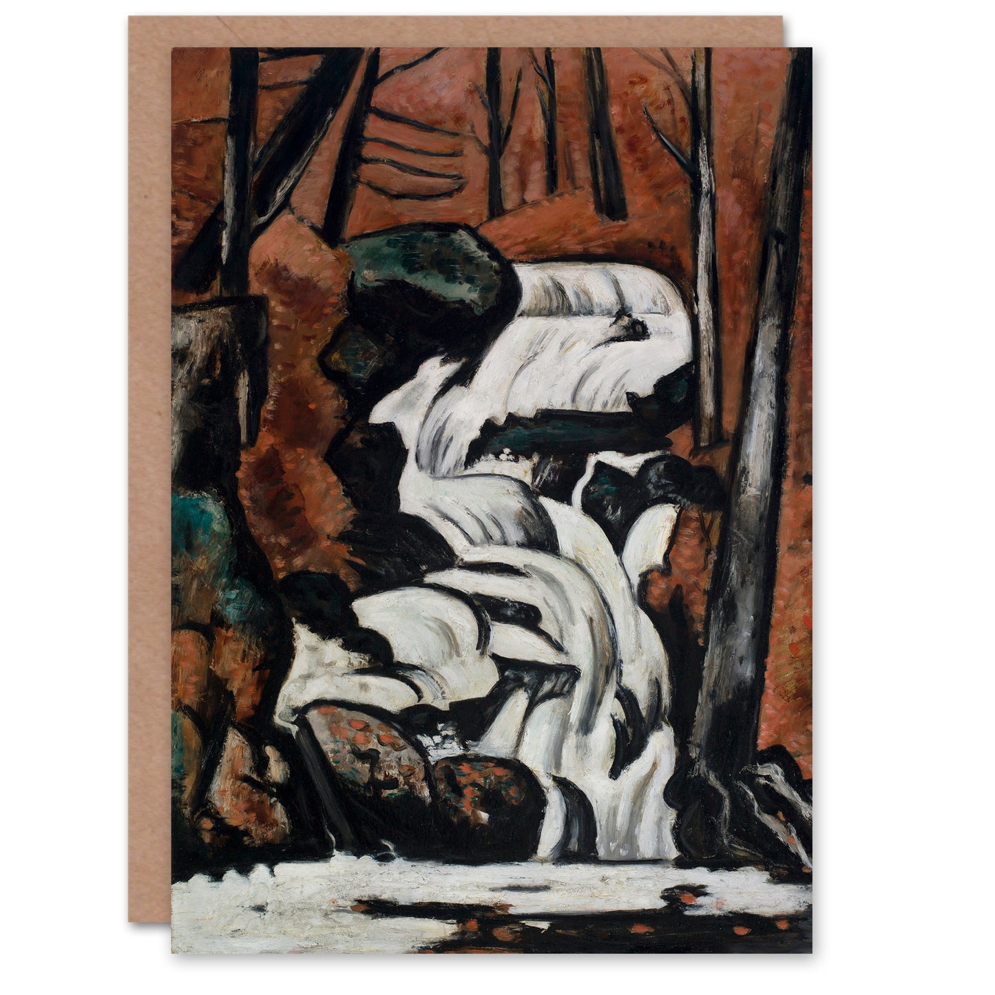 Marsden Hartley Art Card Smelt Brook Falls Landscape