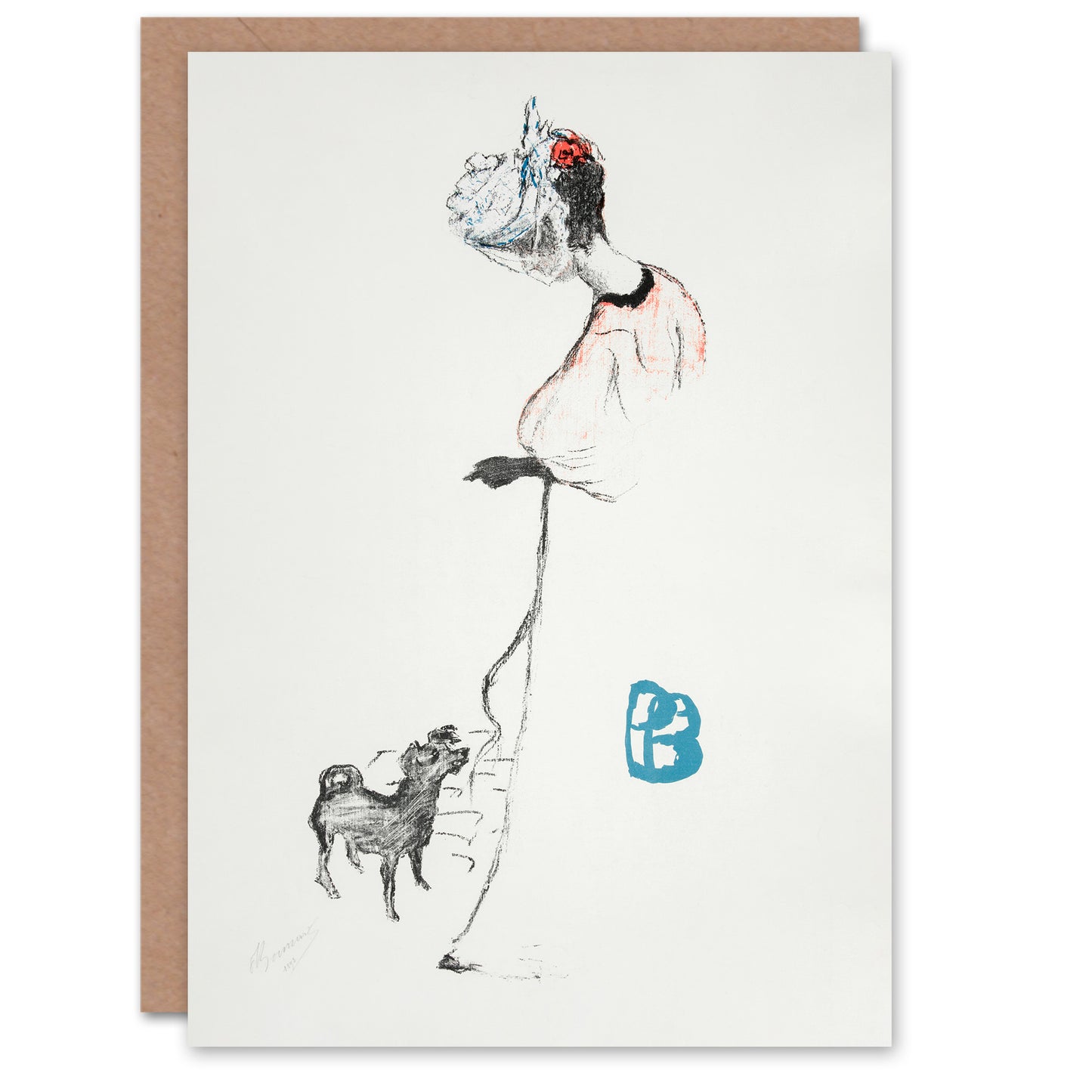 Pierre Bonnard Art Card Le Salon des Cent Vintage Advert