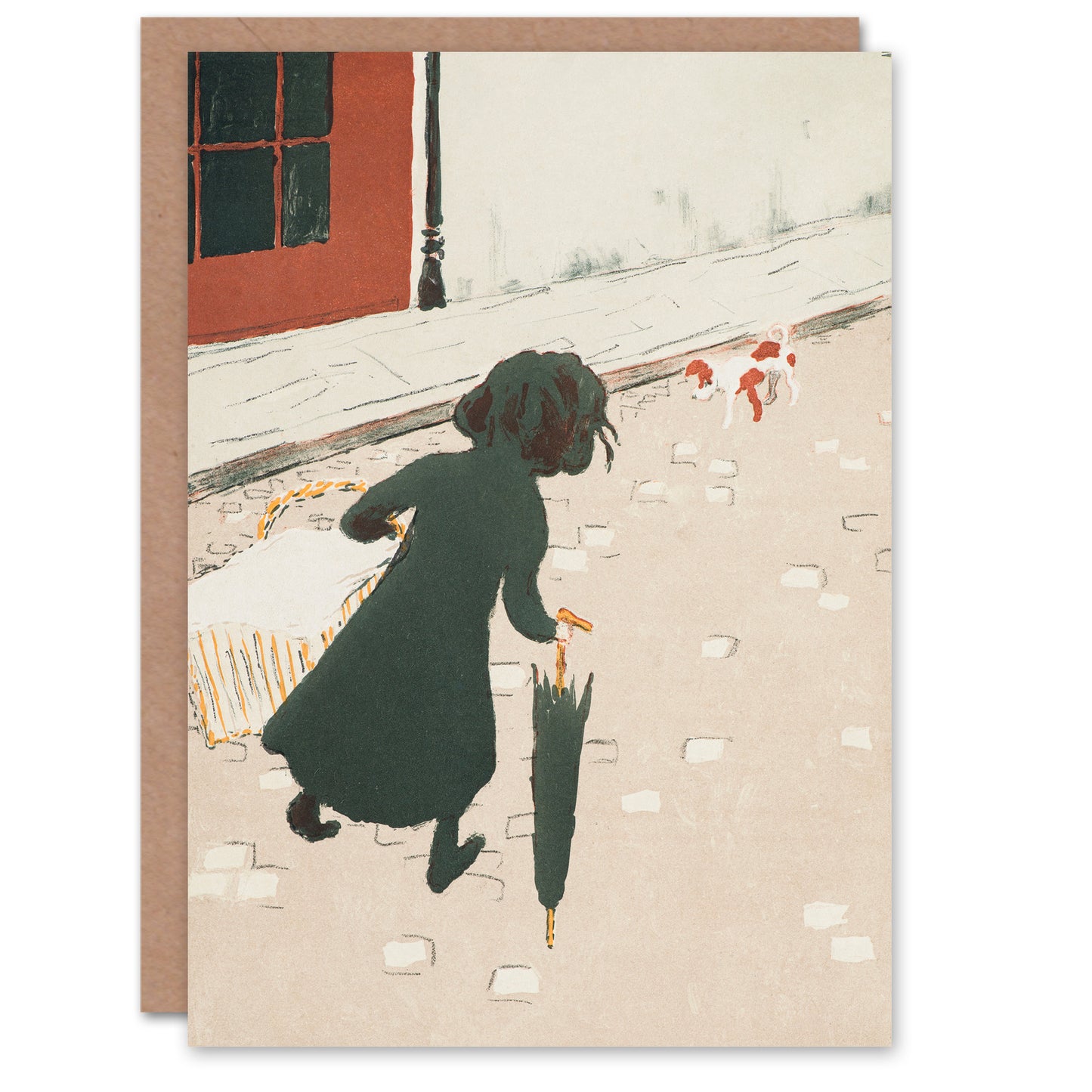 Pierre Bonnard Art Card Parisian Life The Little Laundress