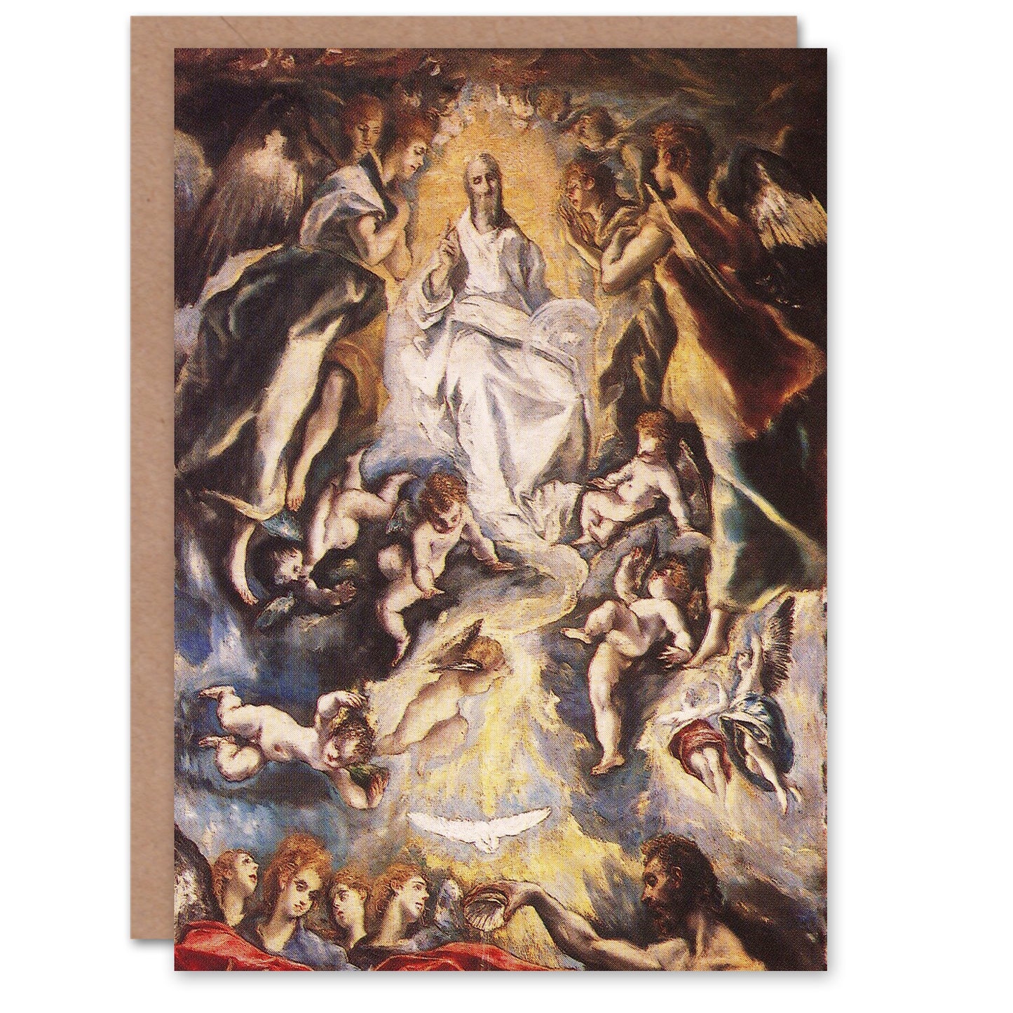 El Greco Art Card The Baptism of Christ God the Father