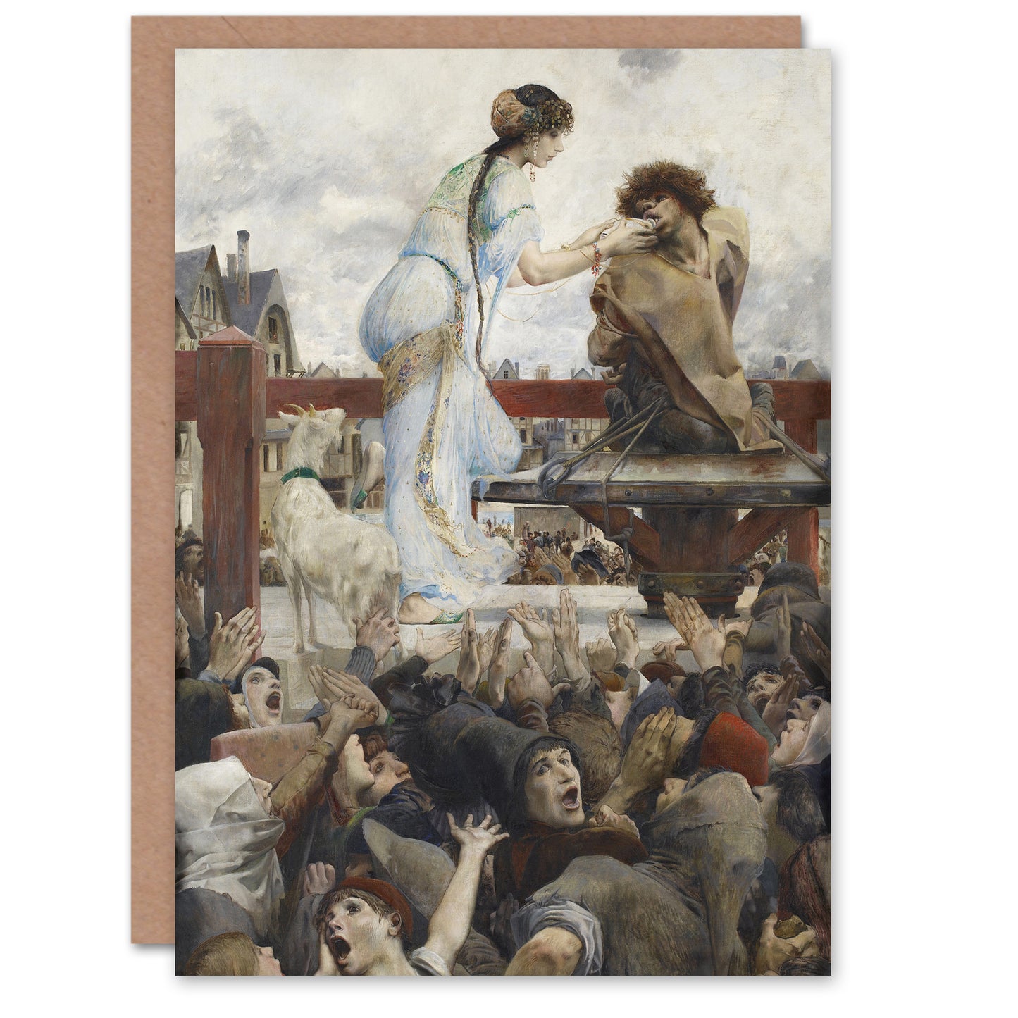 Luc Olivier Merson A Tear For a Drop of Water Art Greeting Card