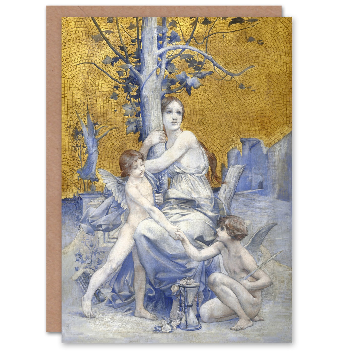 Luc Olivier Merson Eternity The Allegory of Time Art Greeting Card