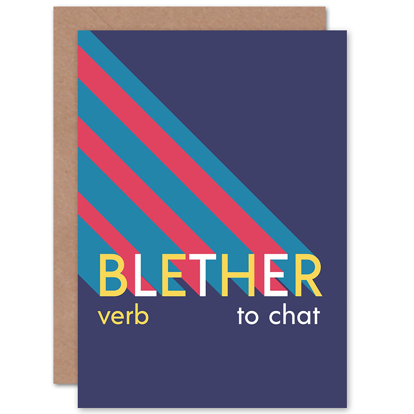 Scottish Definition Blether Scottish Card