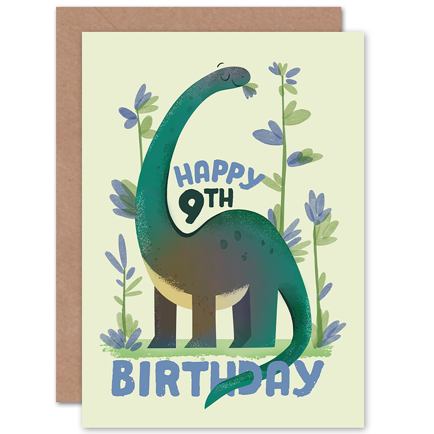 Dinosaur Apatosaurus Birthday Card