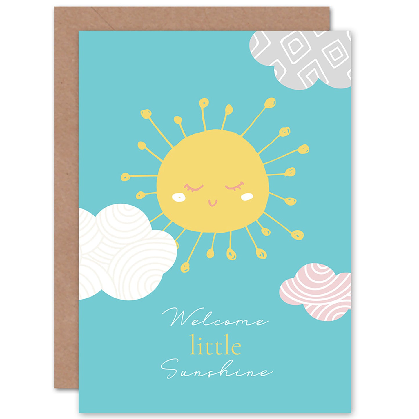 Welcome Little Sunshine New Baby New Baby Card