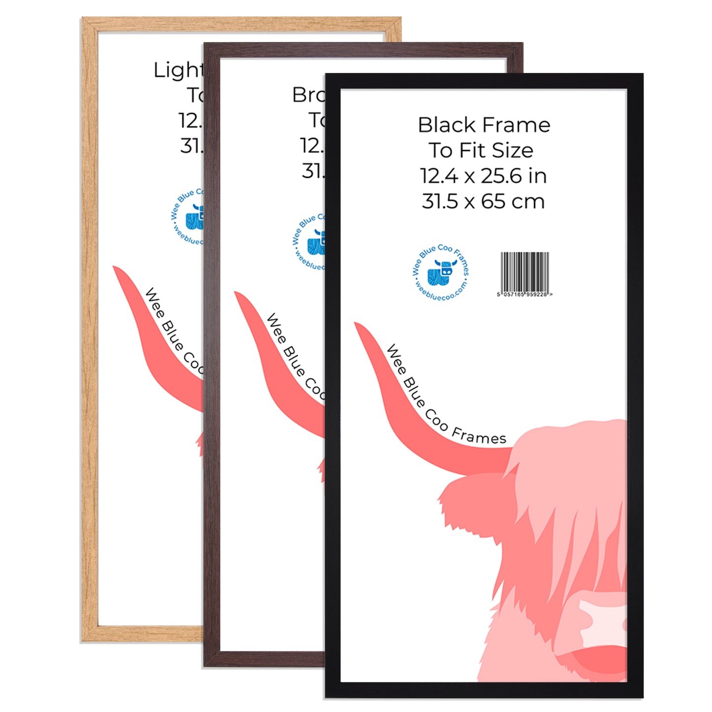 12x25 Inch Wooden Picture Frame