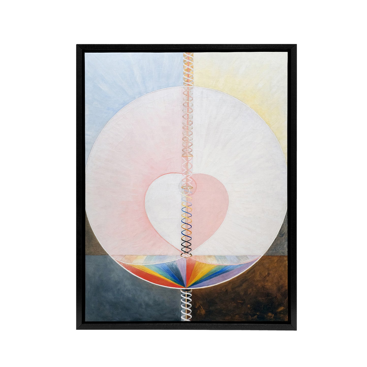 Hilma Af Klint Group Ix Uw No 25 The Dove Black Framed Canvas Art Print