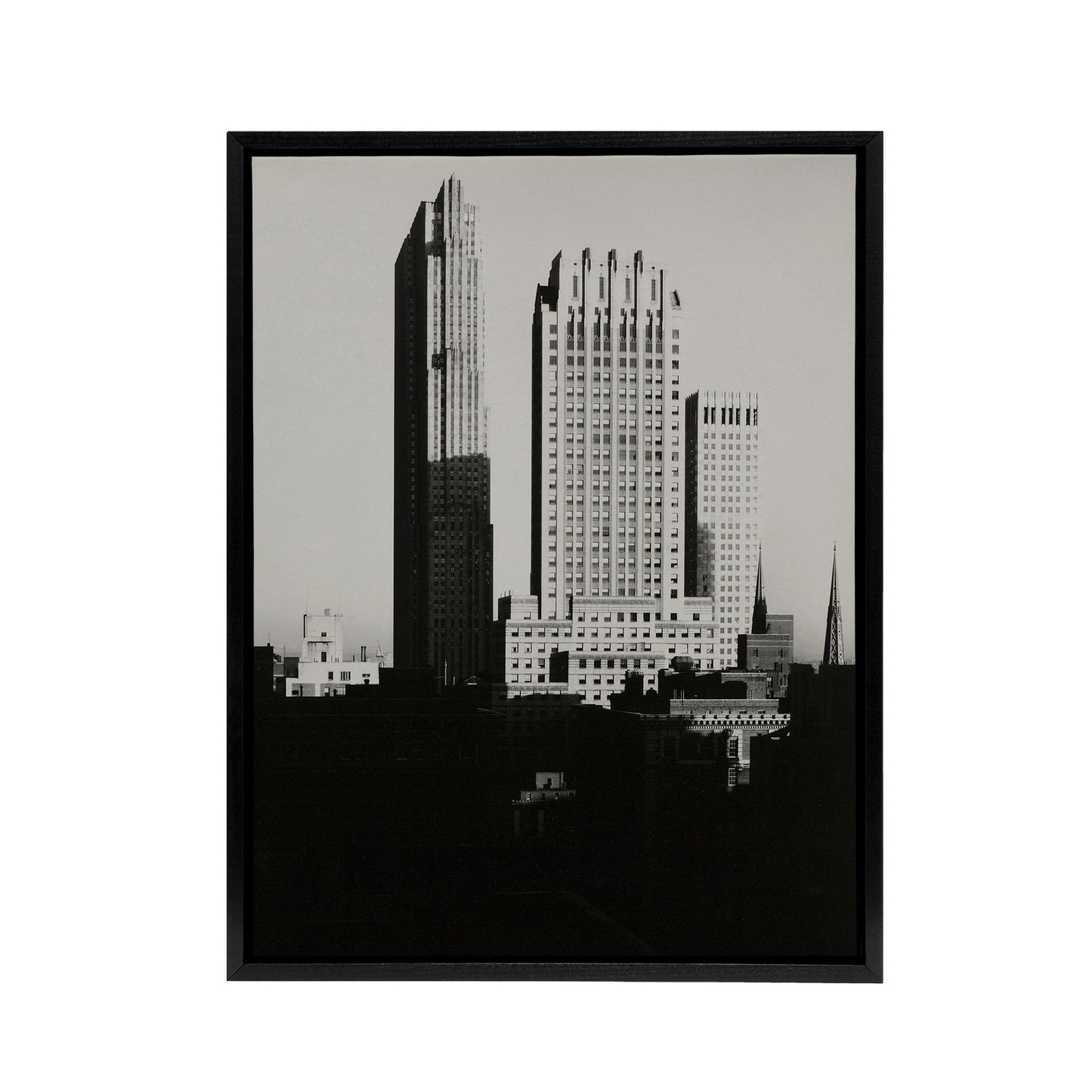 New York from the Shelton Alfred Stieglitz Framed Canvas Wall Art Print