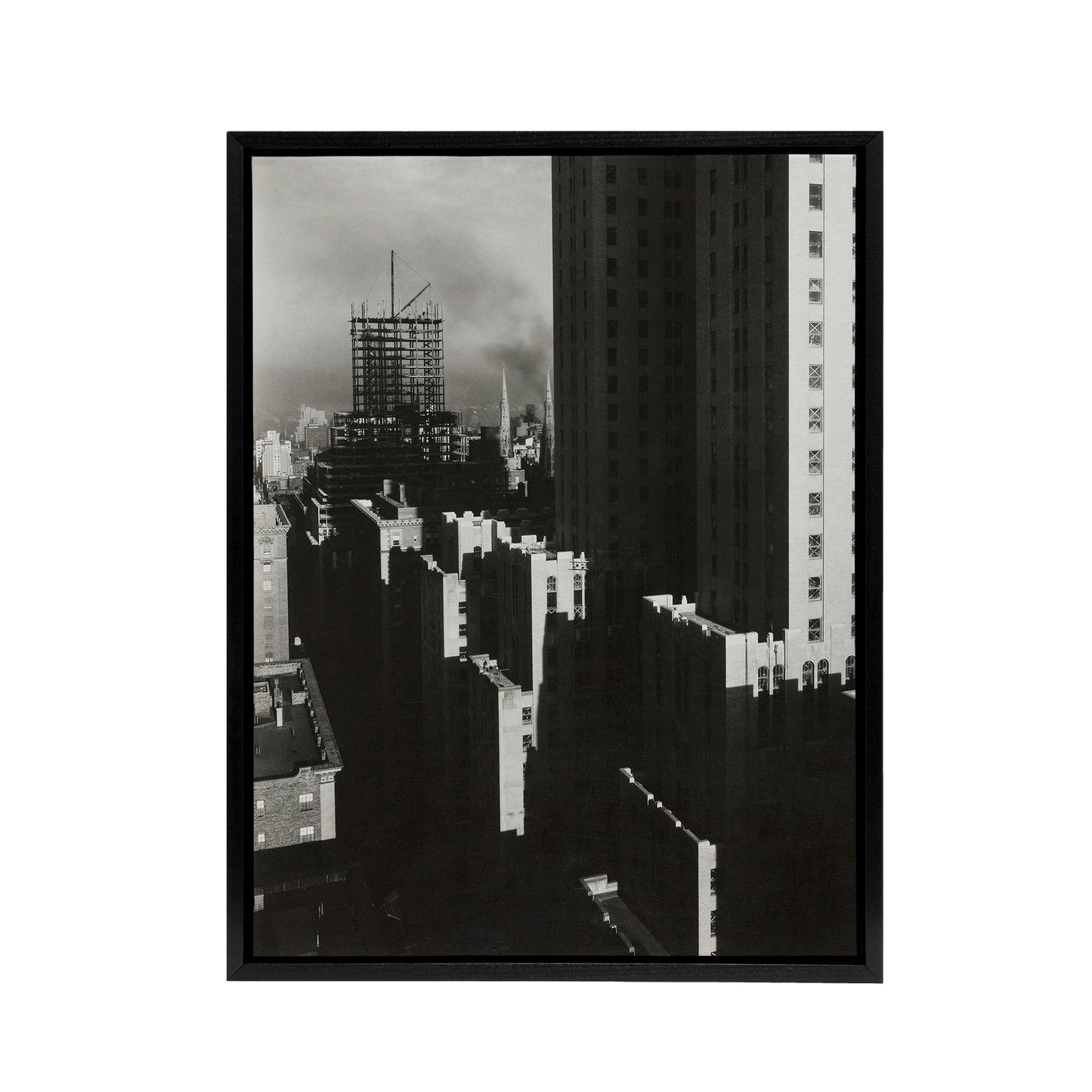 NY City View from the Shelton Stieglitz Framed Canvas Wall Art Print