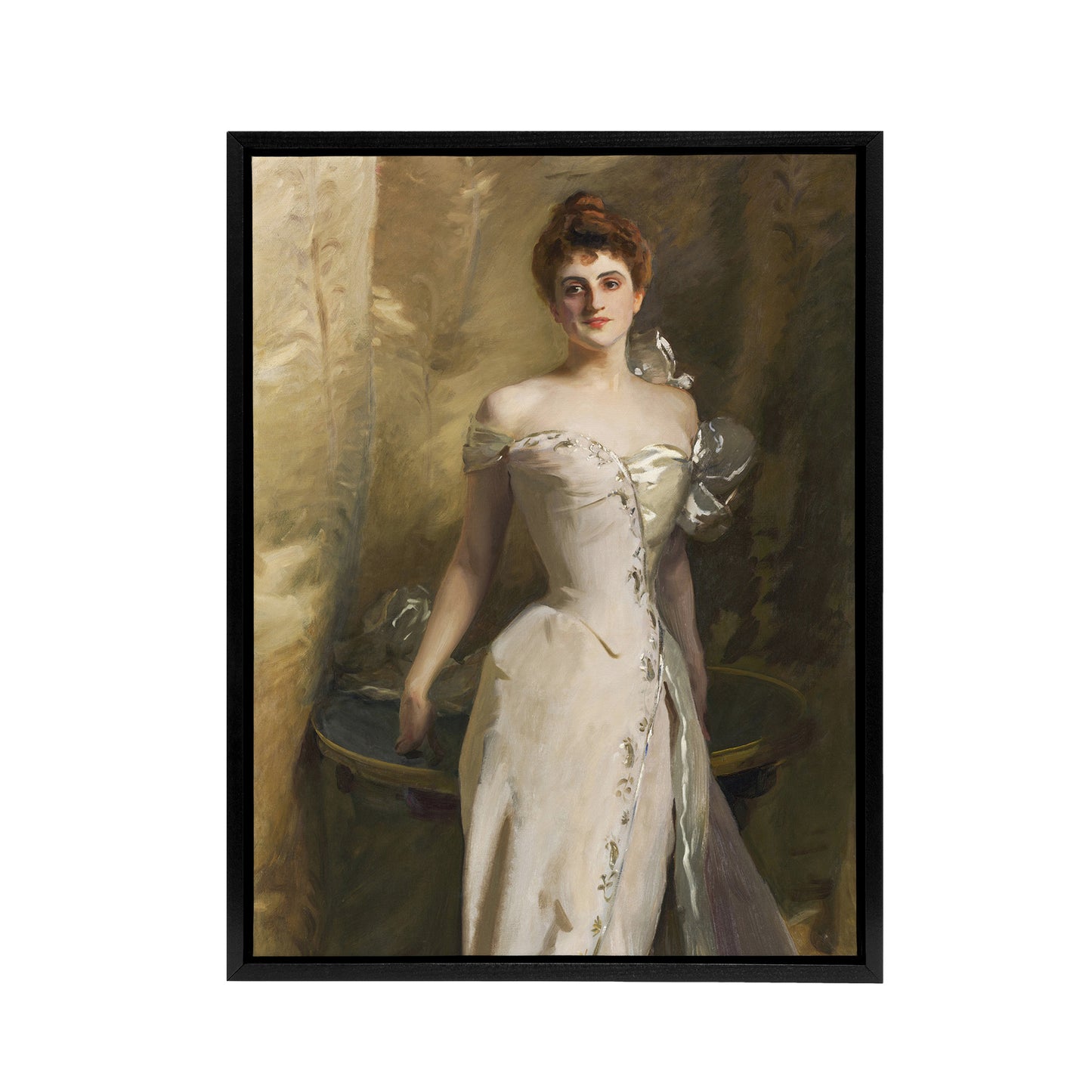Lisa Colt Curtis Elegant Portrait Sargent Framed Canvas Wall Art Print