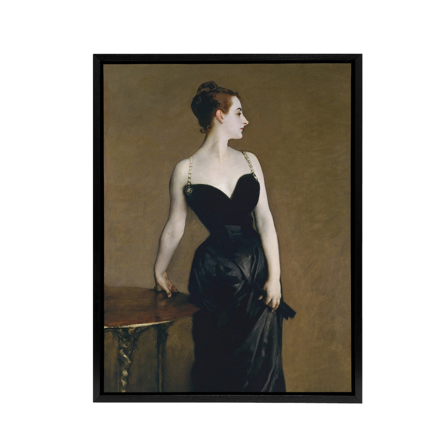 Madame X Portrait Painting Sargent Framed Canvas Wall Art Print