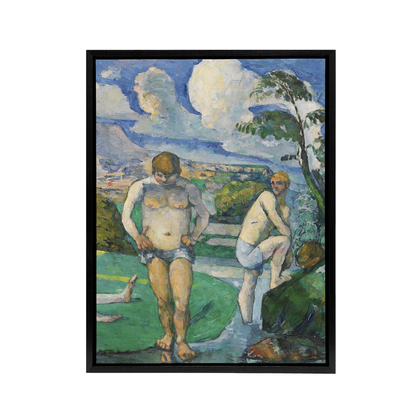 Bathers at Rest Oil Painting Paul Cezanne Framed Canvas Wall Art Print