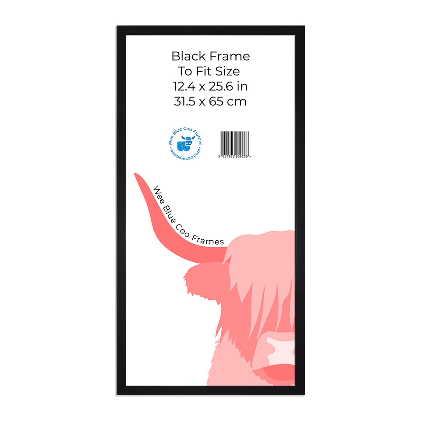 12x25 Inch Wooden Picture Frame