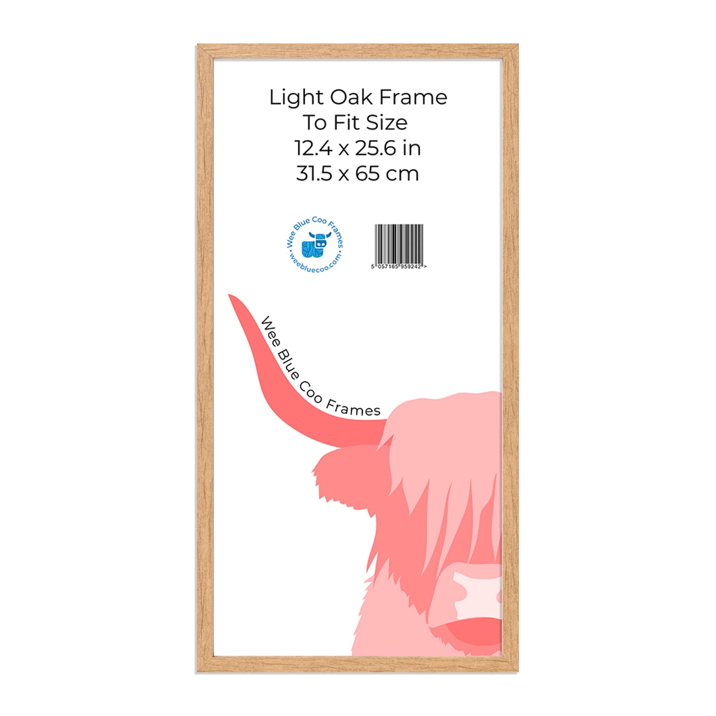 12x25 Inch Wooden Picture Frame