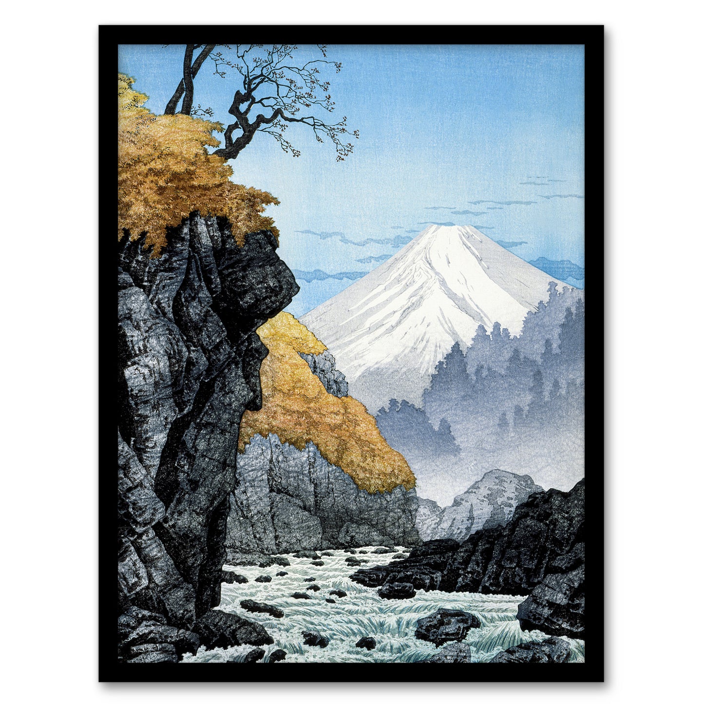 Hiroaki Takahashi Framed Wall Art Print Foot Of Mount Ashitaka Home Décor