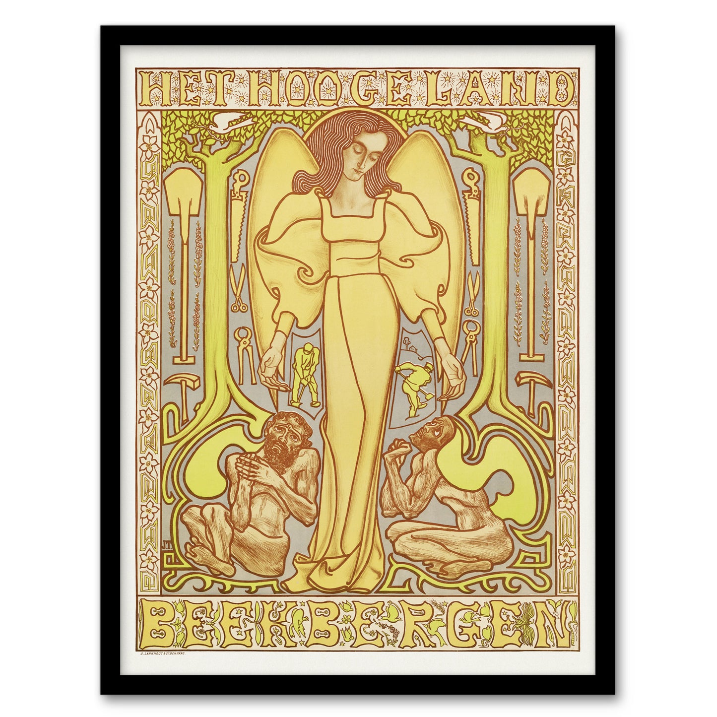 Jan Toorop Framed Wall Art Print Het Hoogeland Beekbergen Institution Home Décor