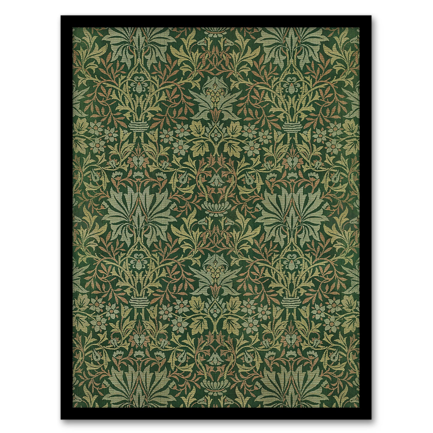William Morris Framed Wall Art Print Flower Garden Textile Pattern Home Décor