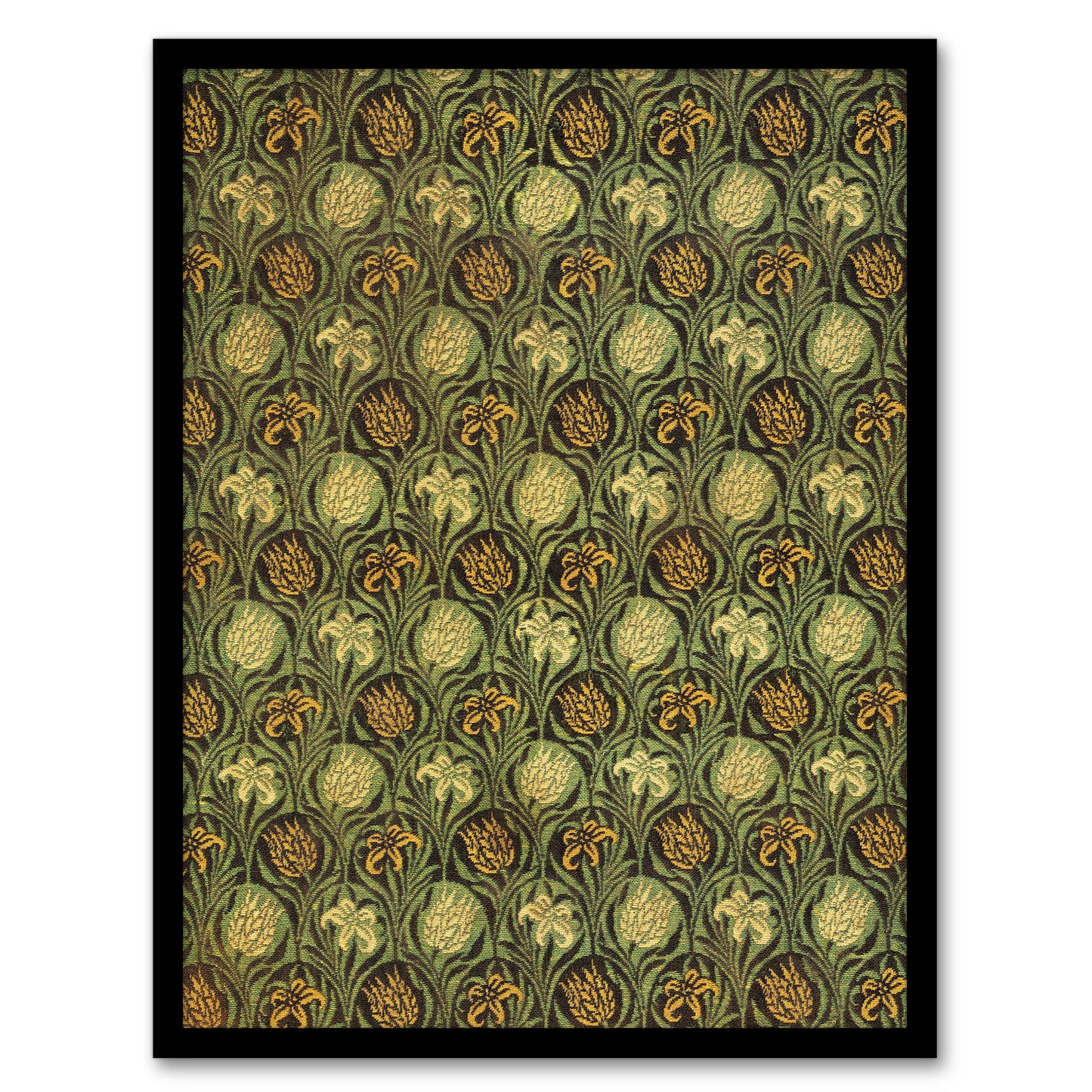 William Morris Framed Wall Art Print Tulip and Lily Floral Pattern Home Décor
