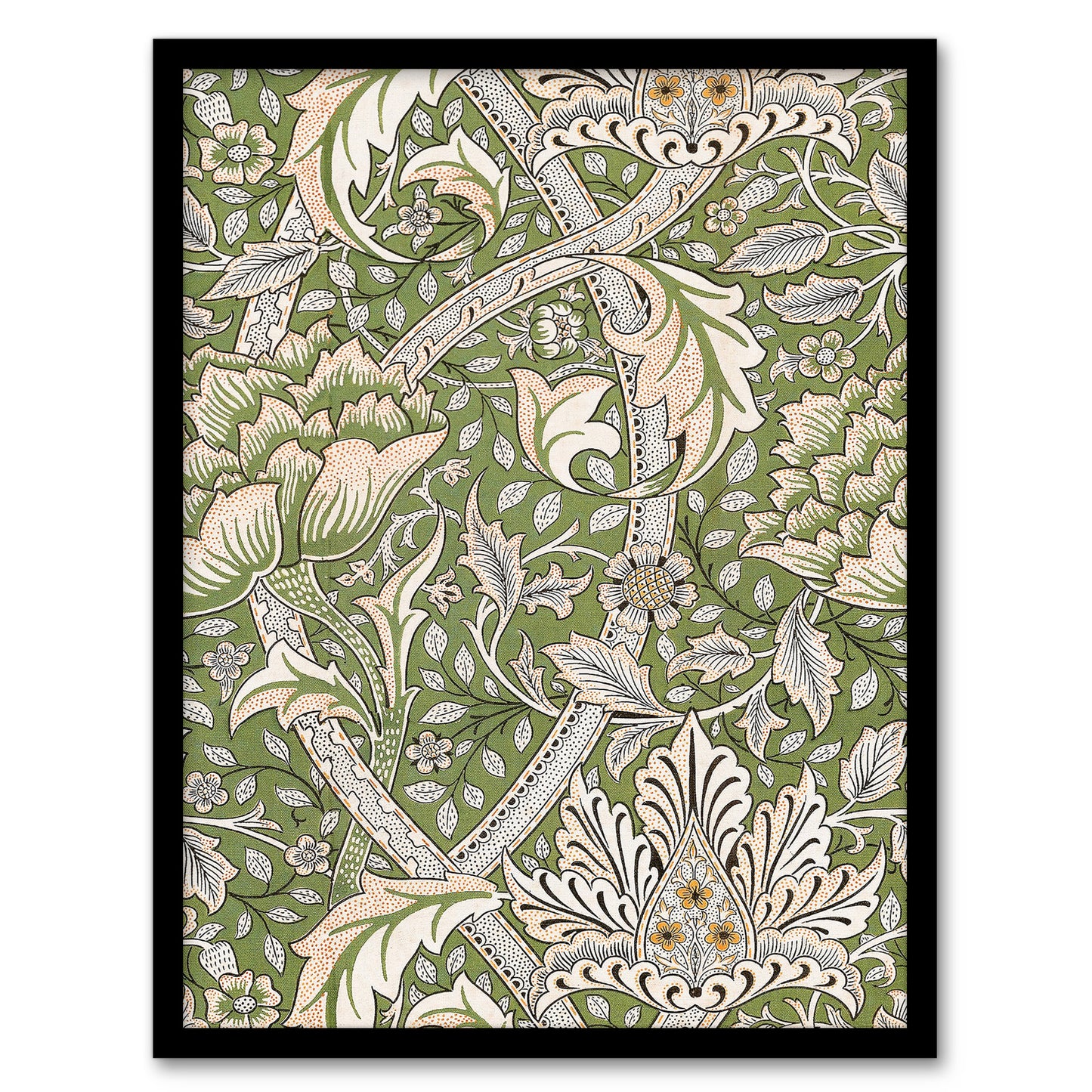 William Morris Framed Wall Art Print Windrush Floral Filigree Pattern Home Décor