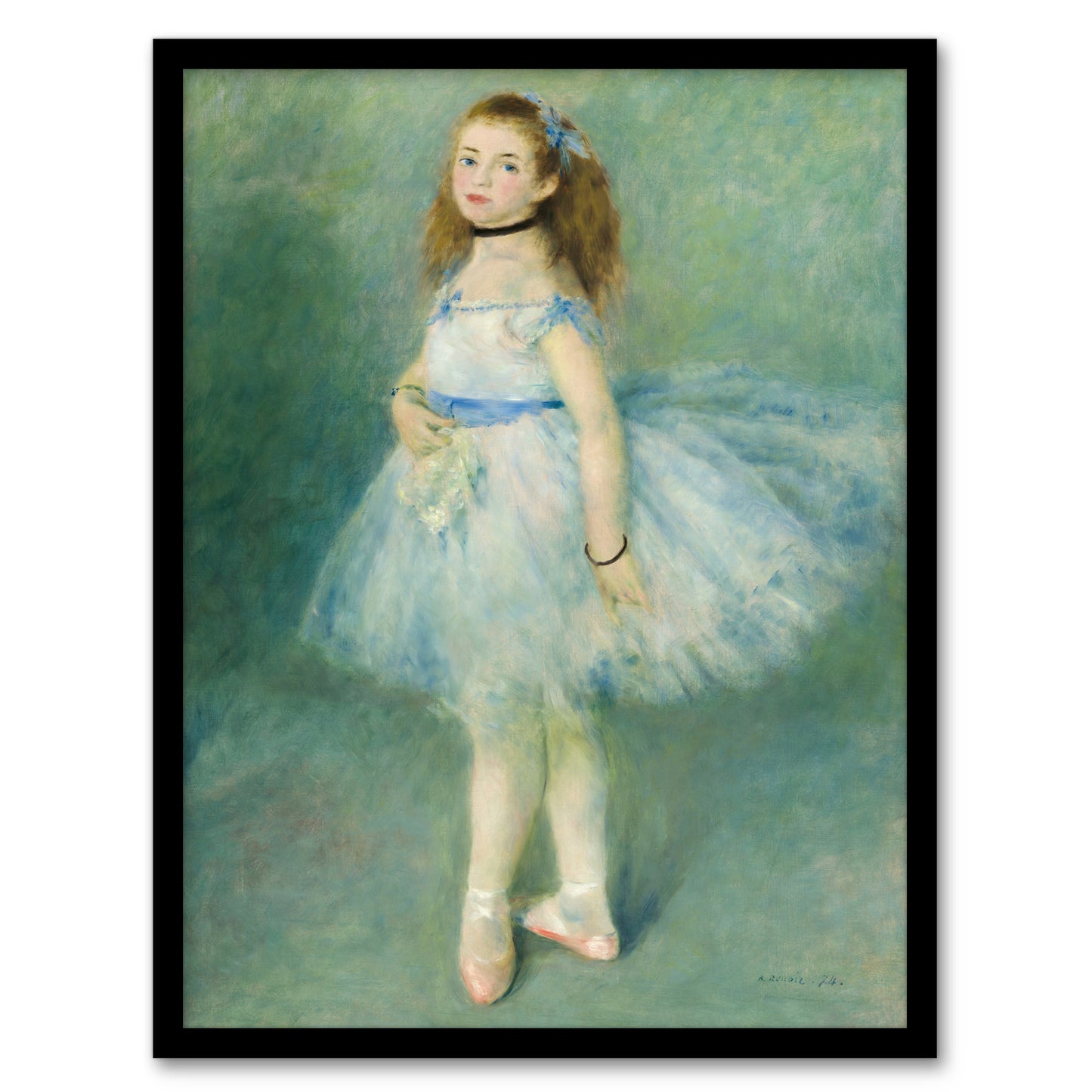 Pierre Auguste Renoir Framed Wall Art The Dancer Portrait Painting Home Décor