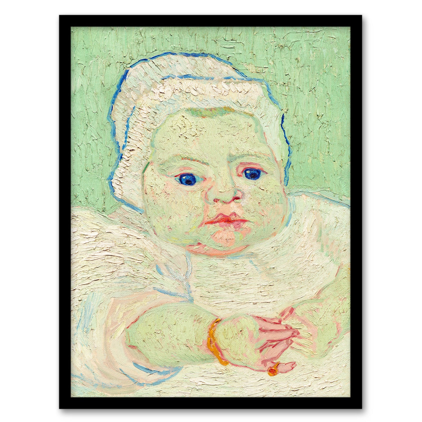 Vincent van Gogh Framed Wall Art Print Roulins Baby Portrait Home Décor