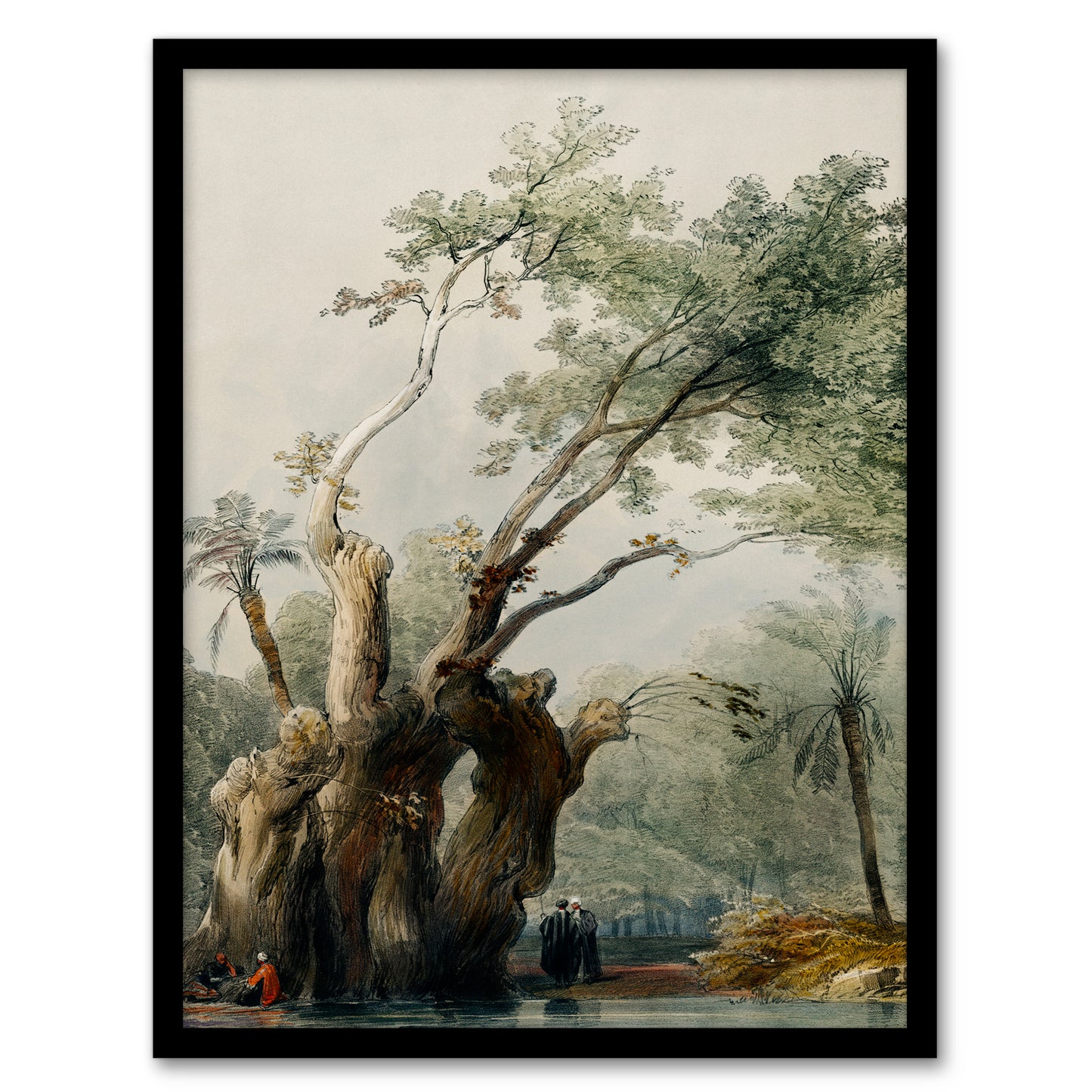 David Roberts Framed Wall Art Print The Holy Tree of Metereah Home Décor