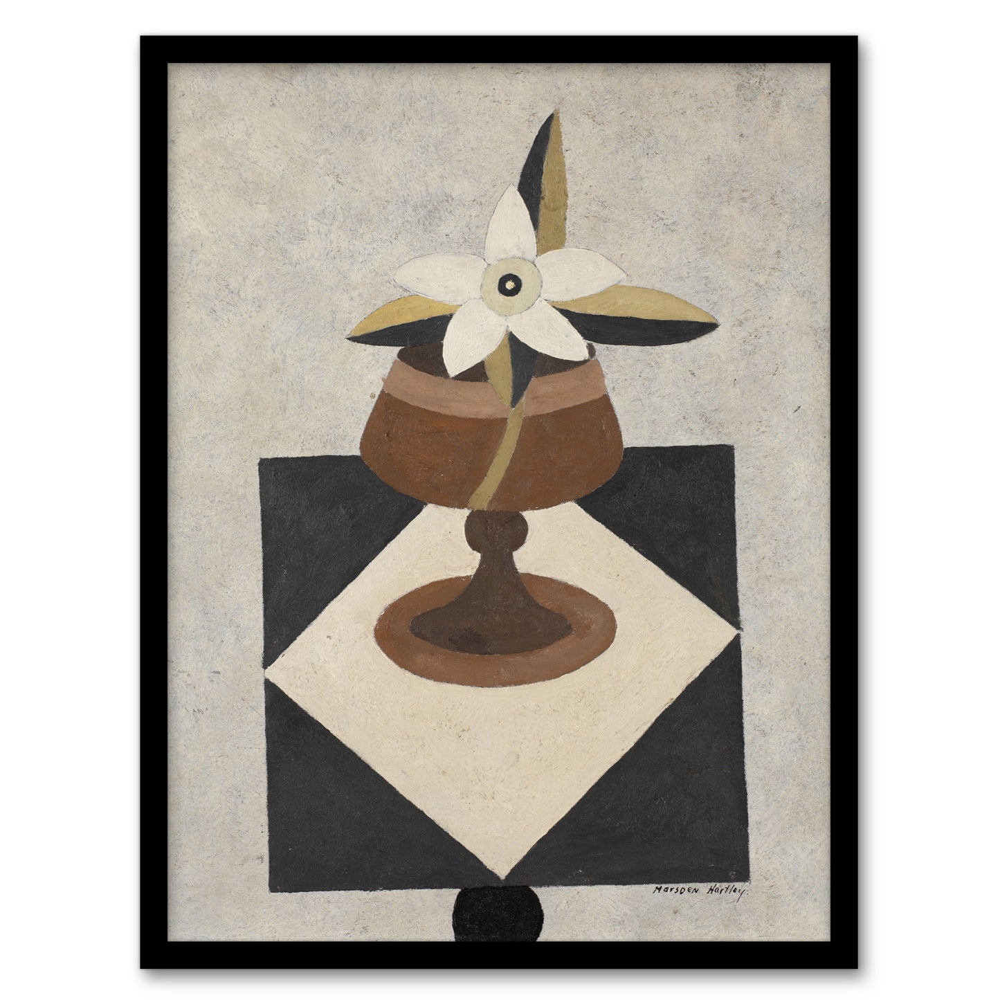 Flower Piece Abstract Painting Hartley Framed Wall Art Print