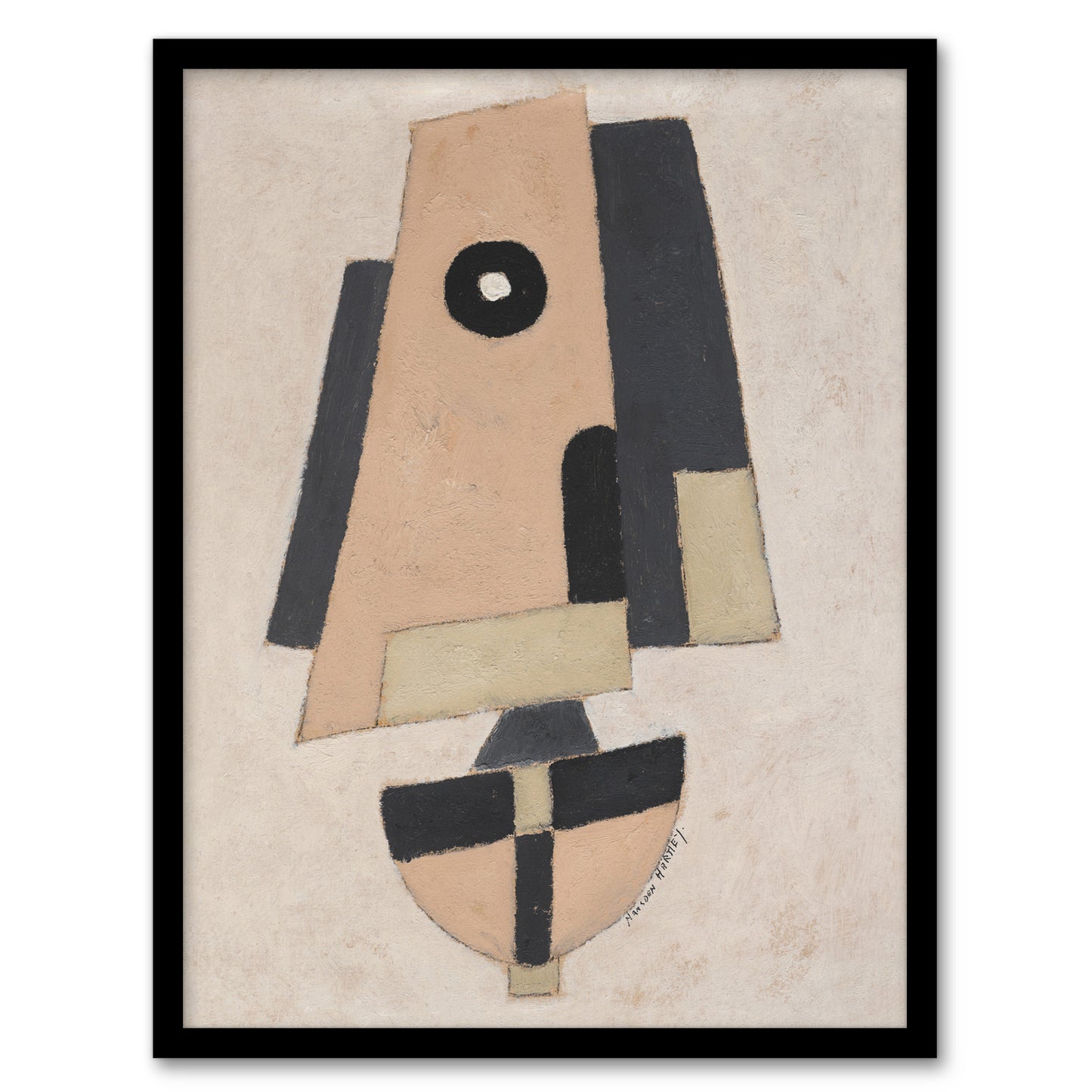 Movement Bermuda Abstract Painting Hartley Framed Wall Art Print