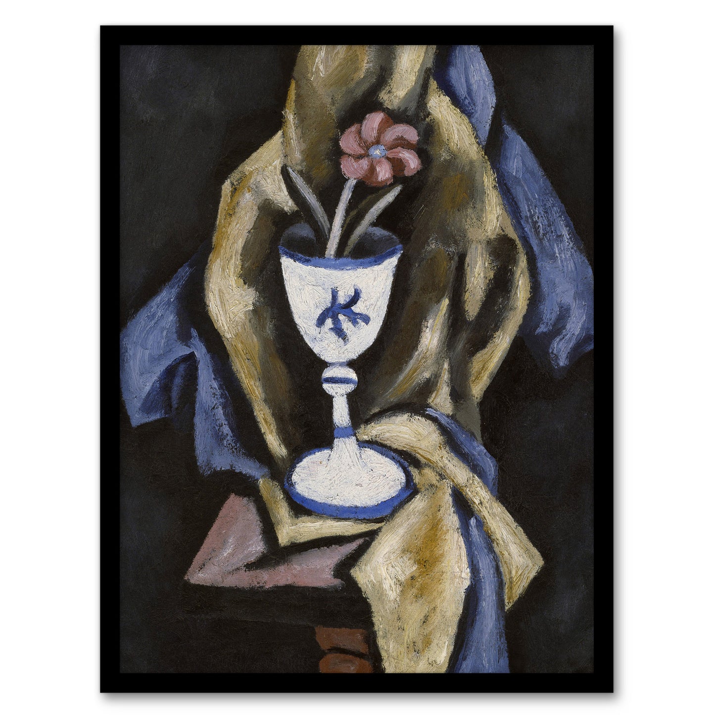 Still Life No 15 Flower in Goblet Hartley Framed Wall Art Print