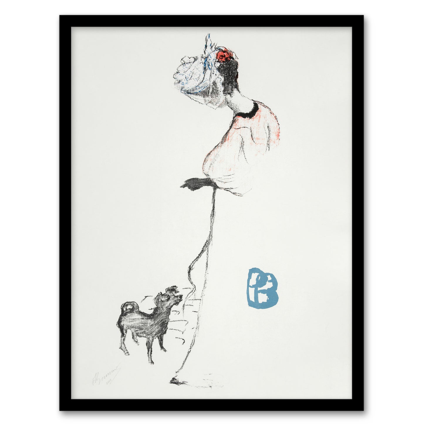 Le Salon des Cent Vintage Advert Bonnard Framed Wall Art Print