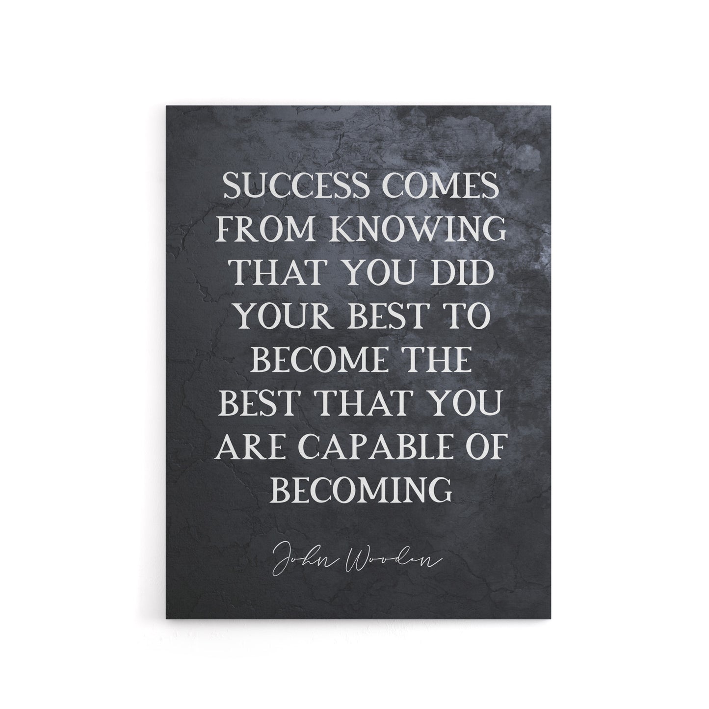 Basketball Quote John Wooden Success Canvas Wall Art Print