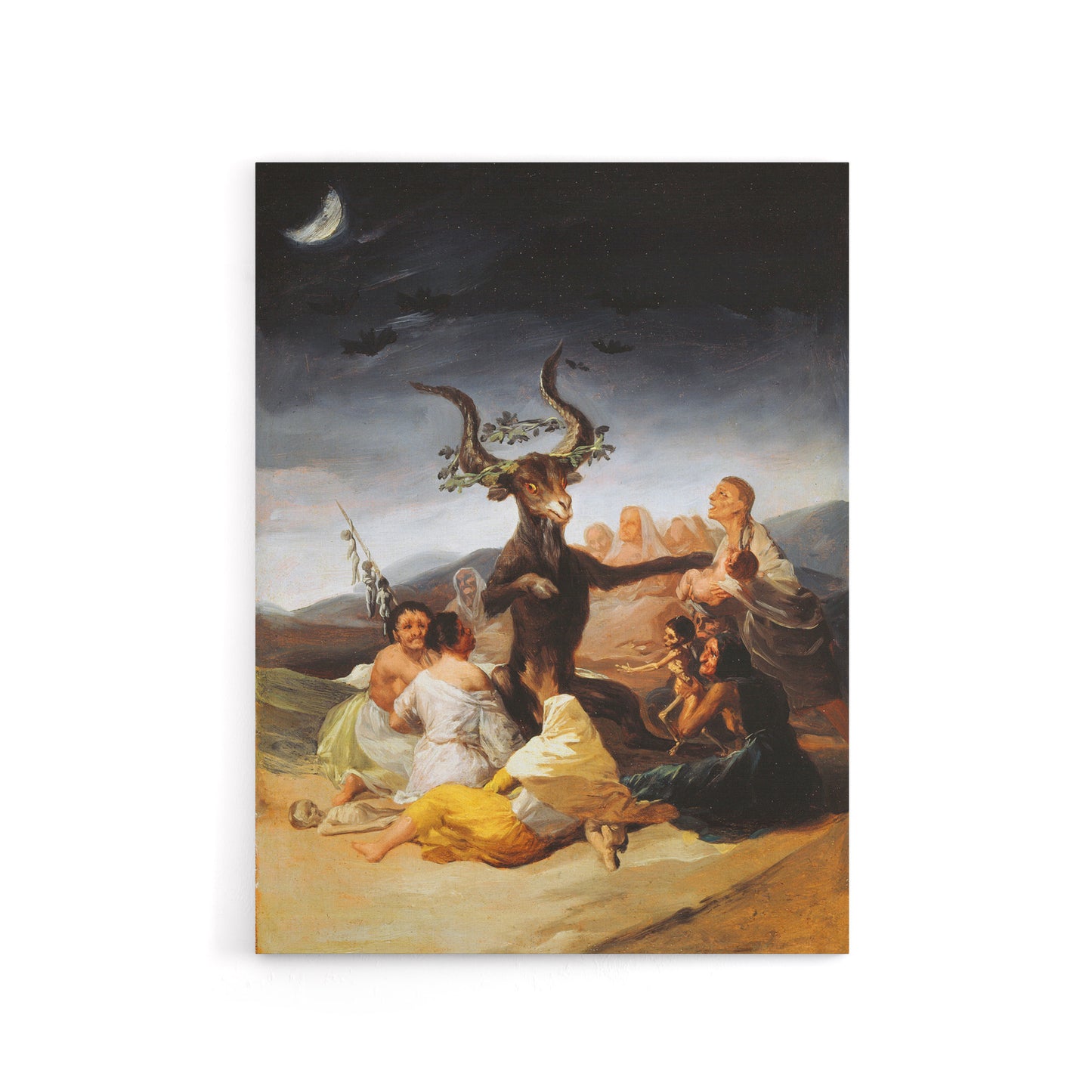 Francisco Goya Witches Sabbath Canvas Wall Art Print