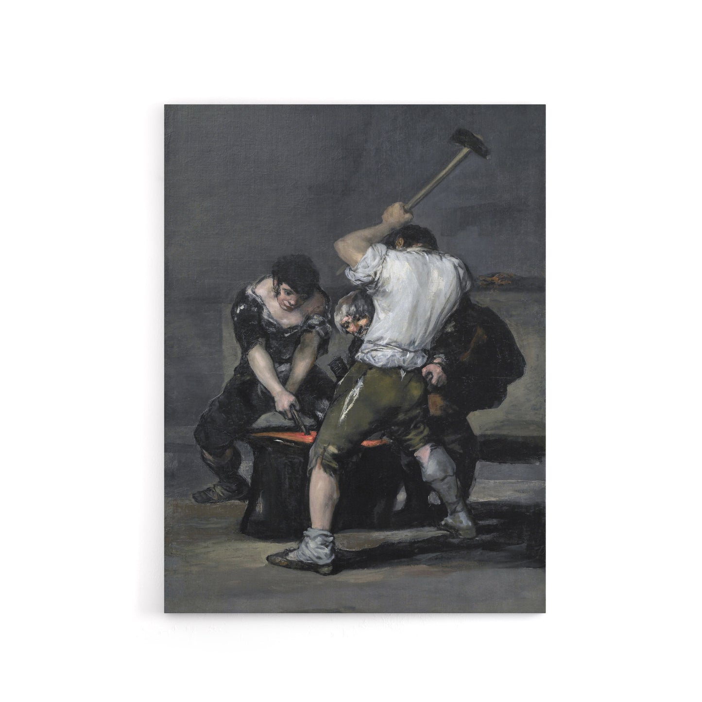 Francisco Goya The Forge Canvas Wall Art Print