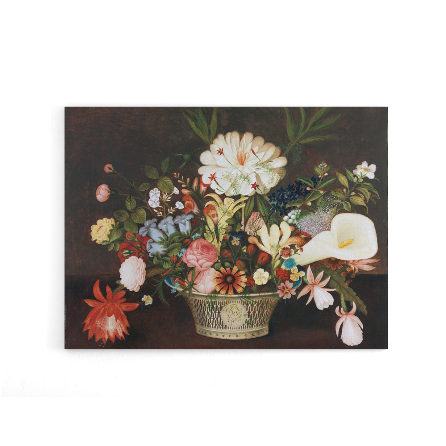 Rubens Peale From Nature In The Garden Canvas Wall Art Print