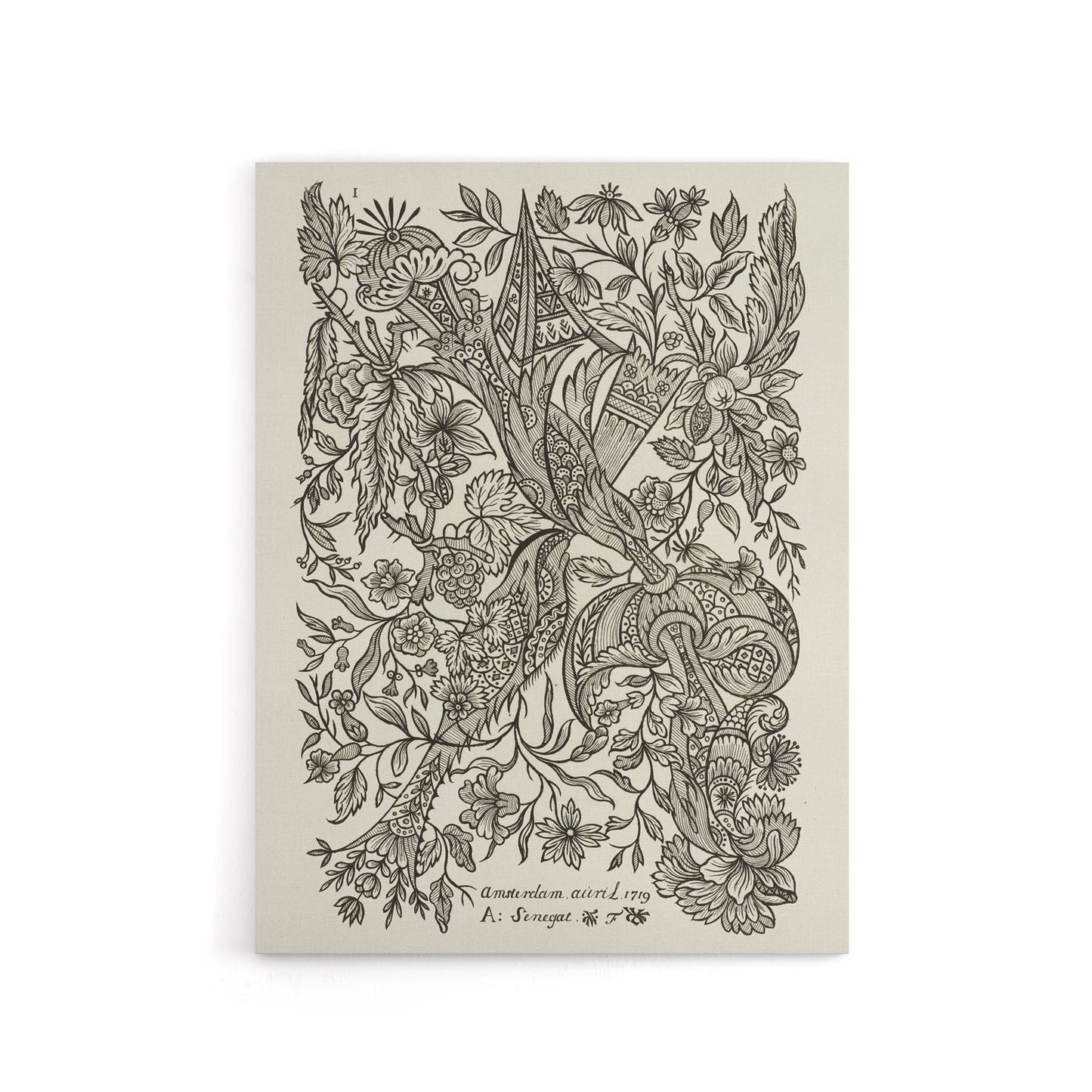 Alexander Senegat Design For Textiles Canvas Wall Art Print