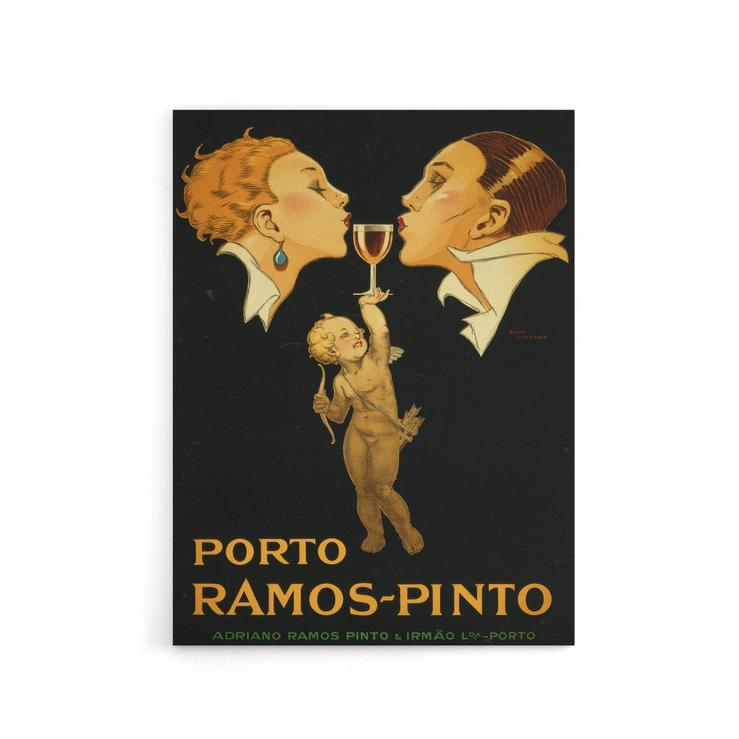 Vincent Deco Ad Ramos Pinto Port Canvas Wall Art Print