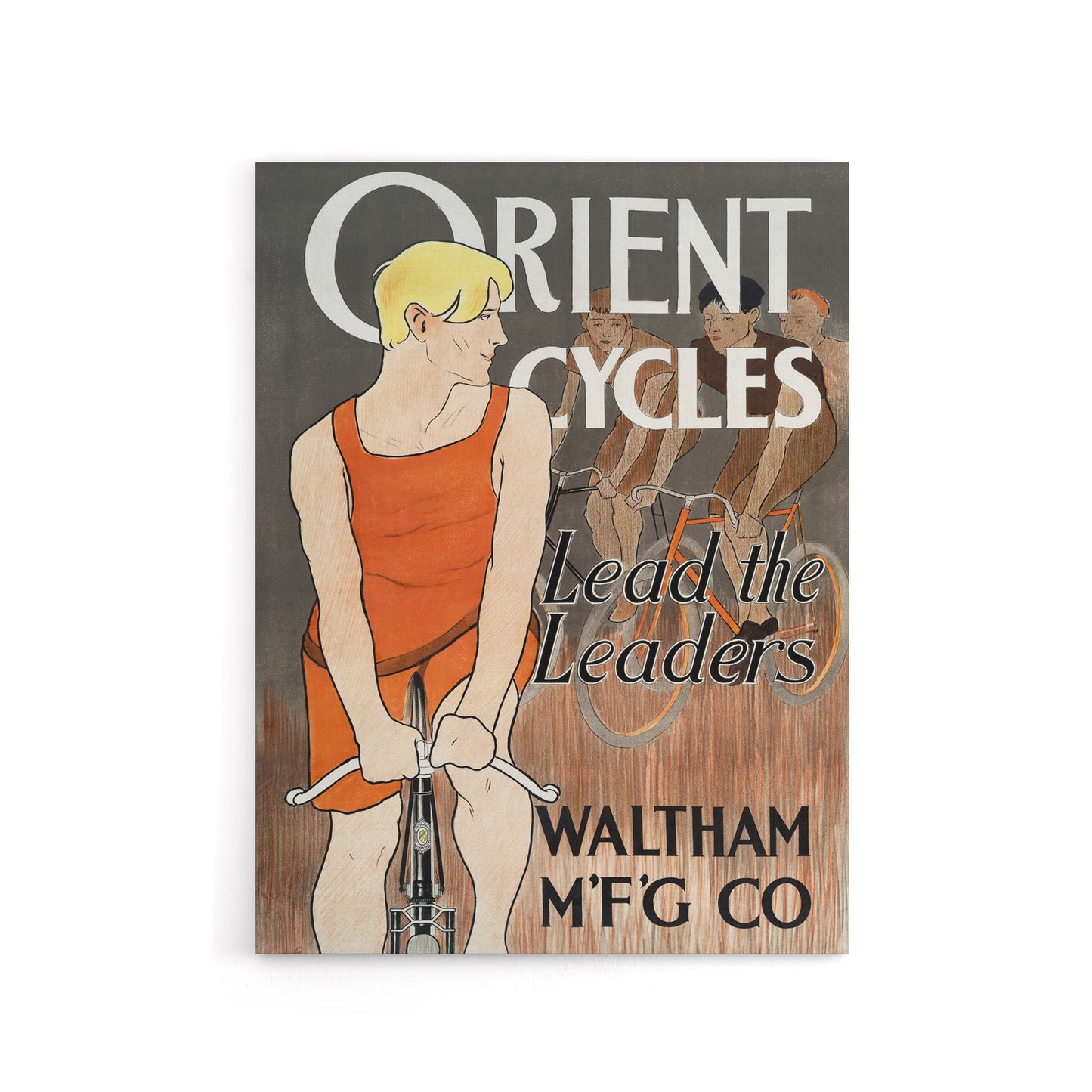 Vintage Bicycle Advert Cycles Canvas Wall Art Print Penfield